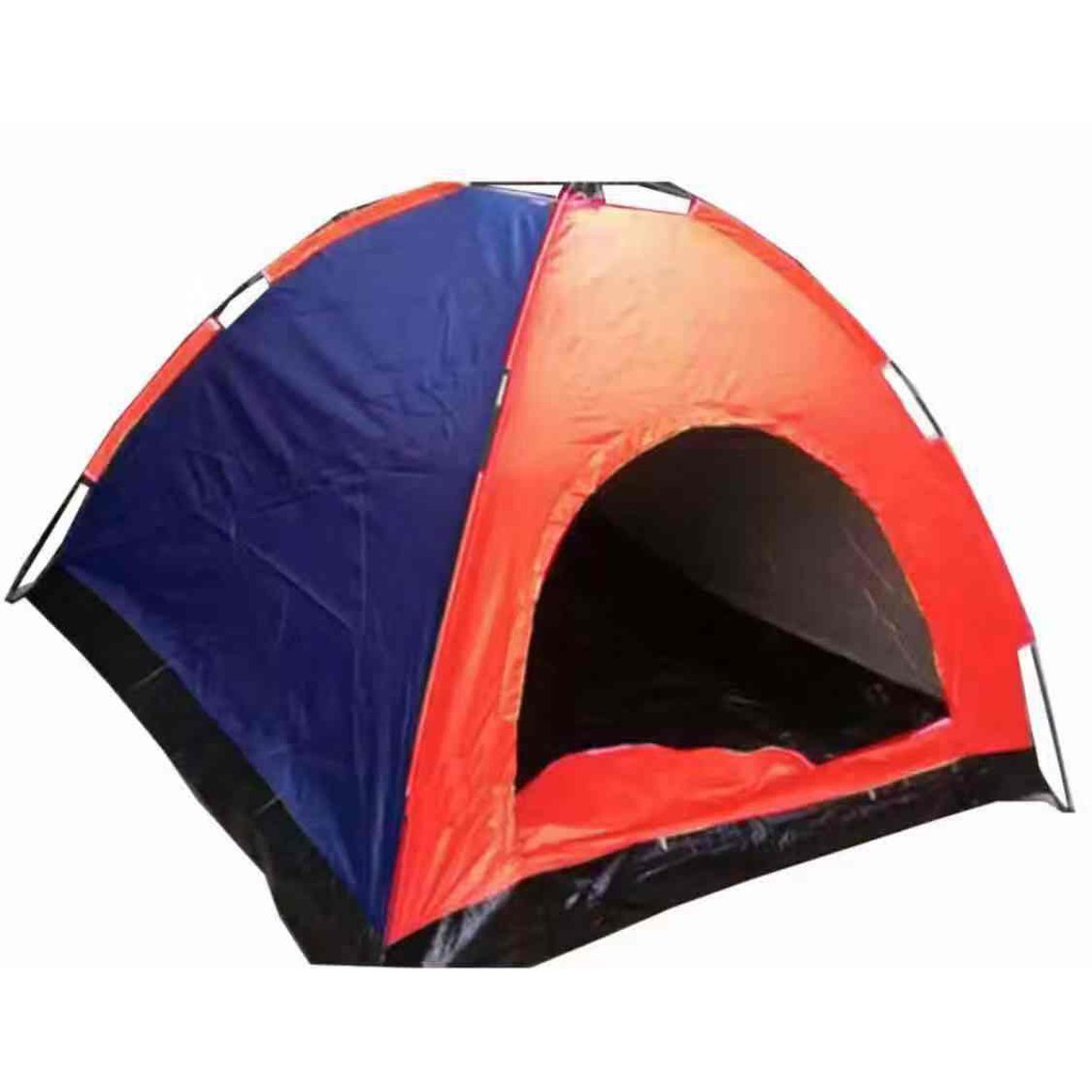 Promo!Tenda Camping FREE SELIMUT Tenda Dome Tenda Kemping 4-5 orang - H&amp;W PE-460 + Free Selimut karakter 1 Pcs