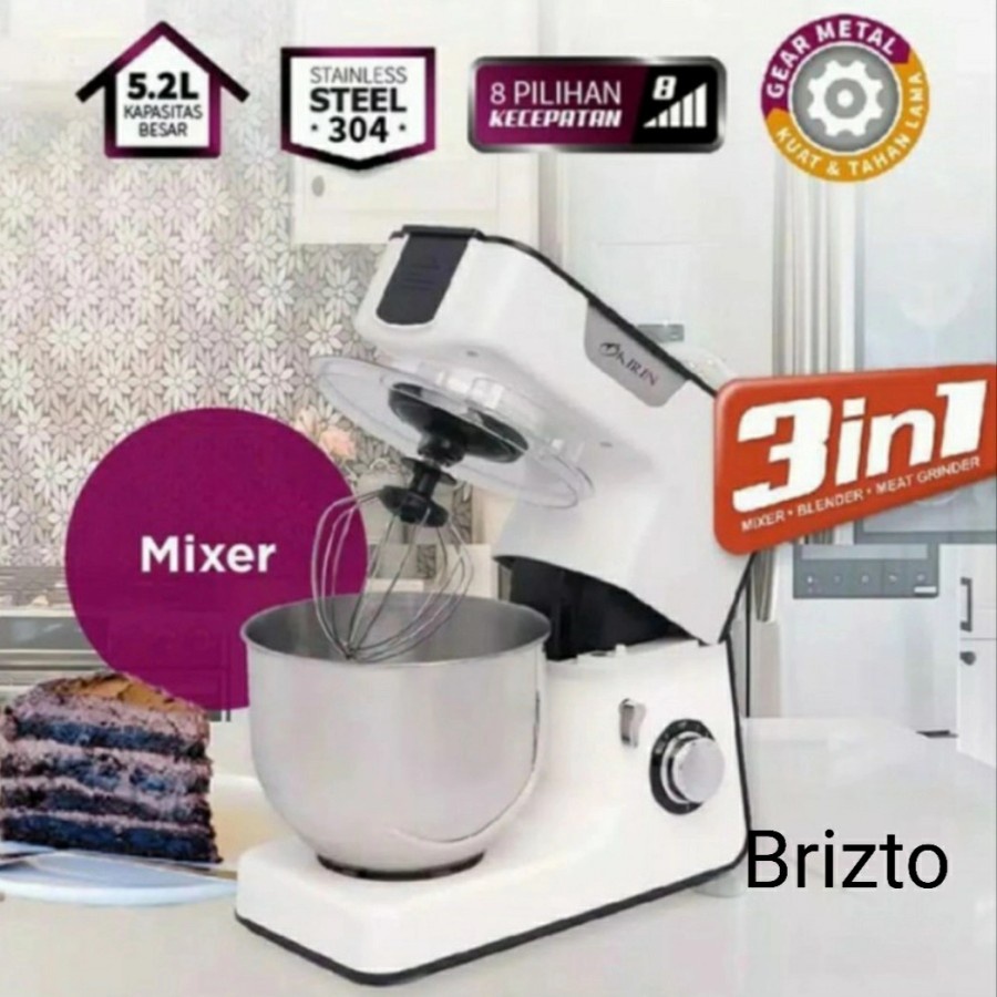 Kirin planetary 3in1 mixer KPM 630, Pencampur Kirin KPM-630