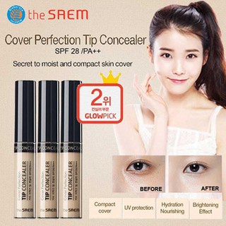 The Saem Cover Perfection Tip Concealer SPF28 / PA ++ 6.5g