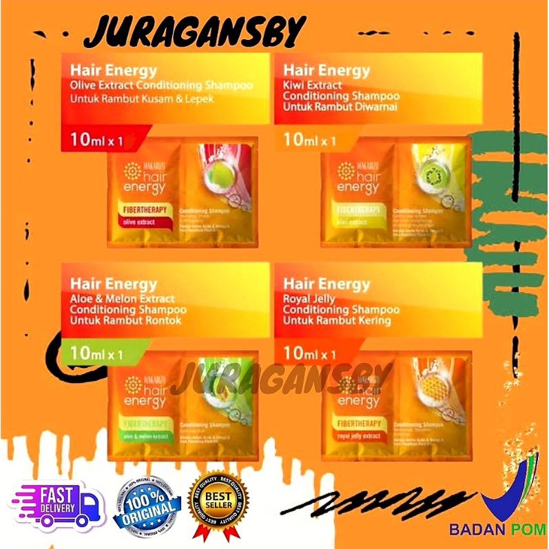 Jual Makarizo Hair Energy Shampoo Conditioning Sachet 10ml BPOM Shopee Indonesia
