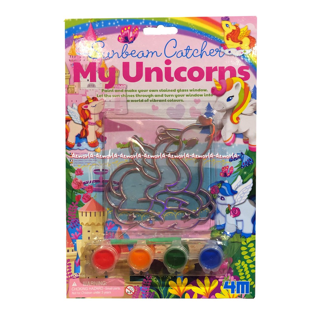 Sunbeam 4M Catcher My Unicorn Paint and Make Your Own Mainan Anak Cat Melukis