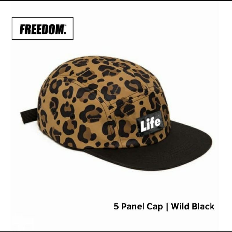 FRDM STREETWEAR | 5 PANEL CAP - WILD / ALEXA SKYBLUE | TOPI SNAPBACK