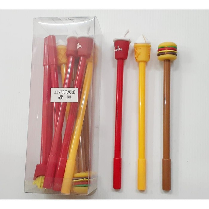 

PULPEN FANCY BURGER & COLA GP-337 PER BOX ISI 12PCS