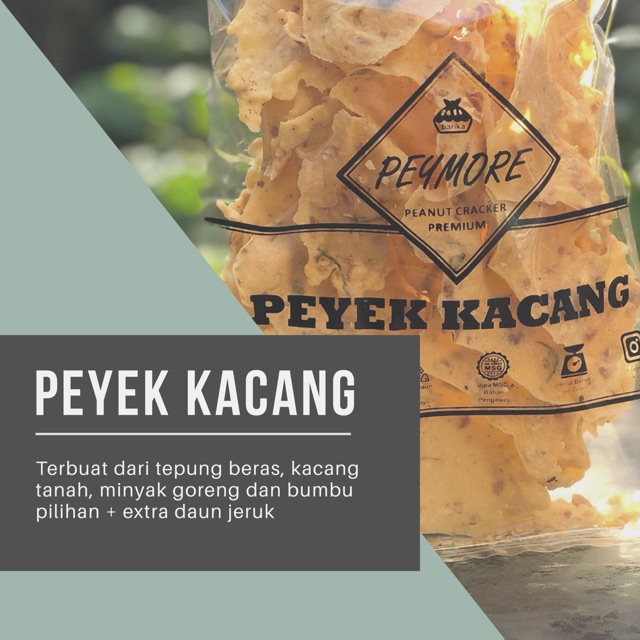 

Peyek Kacang “Peymore” - 200 Gram