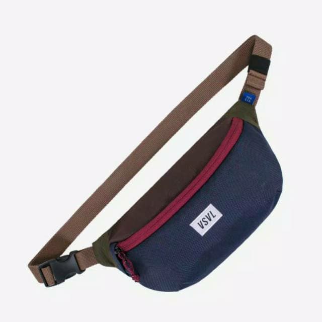 Visval Waist Bag Series - Tas Visval WaistBag SlingBag Tas Selempang - Biru