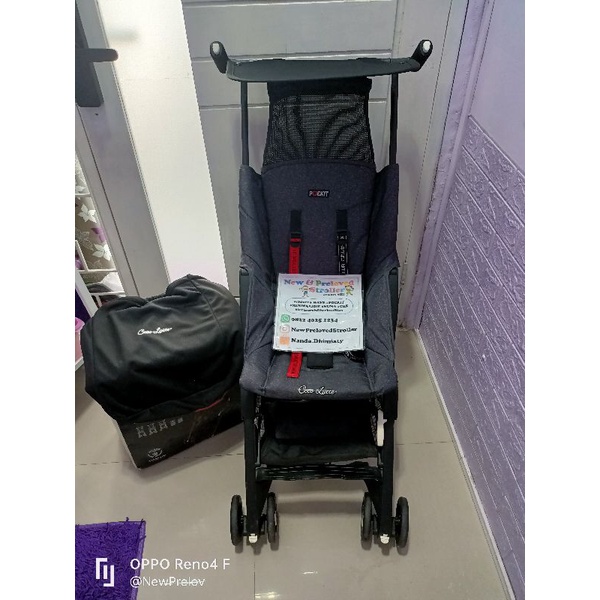 stroller pockit gen 6 lengkap tas