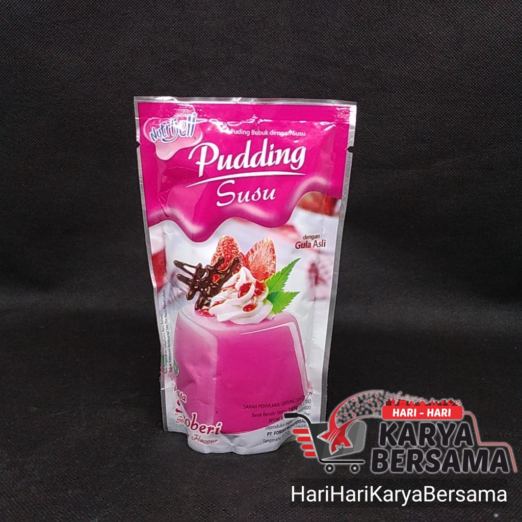 

NUTRIJELL PUDDING SUSU RASA STROBERI 145GR