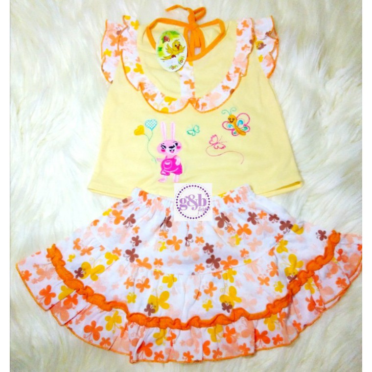 Gaun Bayi (+/-) Uk 0-8 Bulan / Dress Baby Murah Baju Bayi