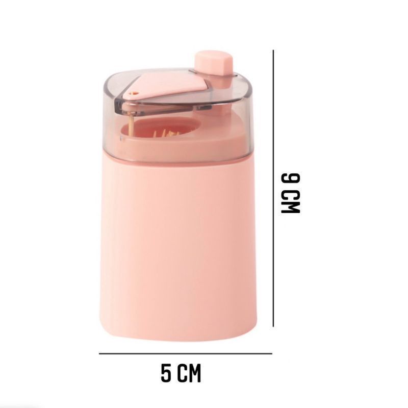 Bundara.id Pr-1256 Wadah simpang tusuk gigi automatic/Tempat Penyimpanan Tusuk Gigi Mini Otomatis Toothpick Holder