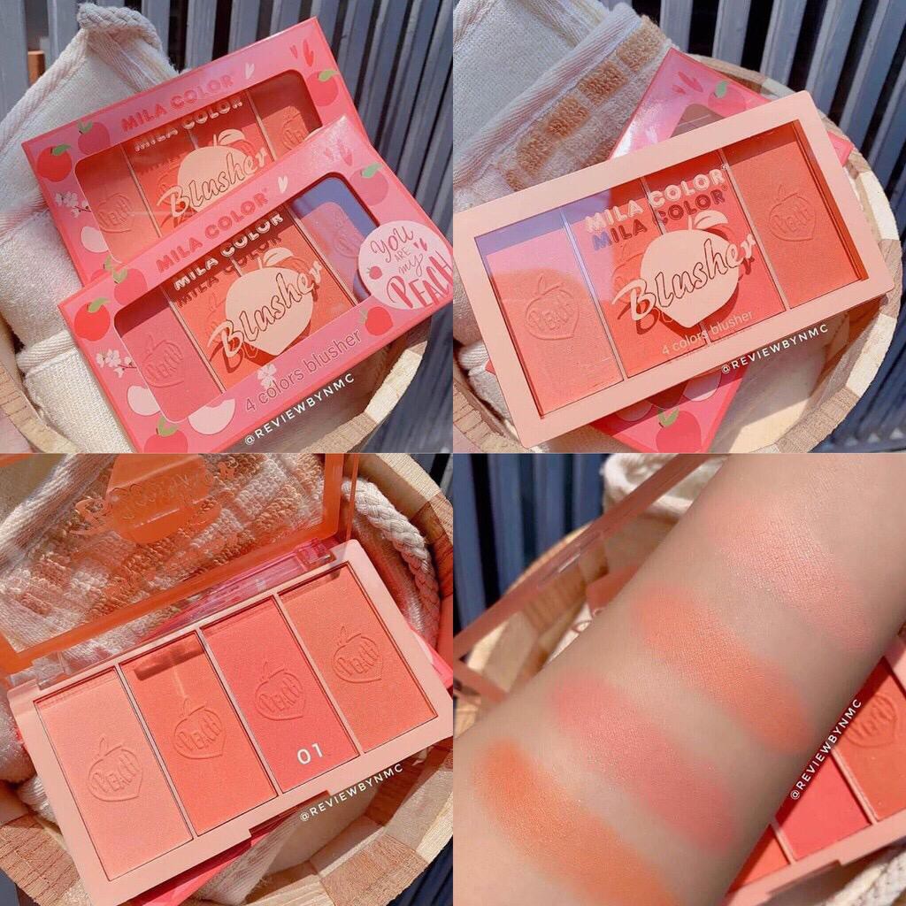 (CYBER) COD TERBARU  TERMURAH MILA COLOR PEACH EYESHADOW KIT