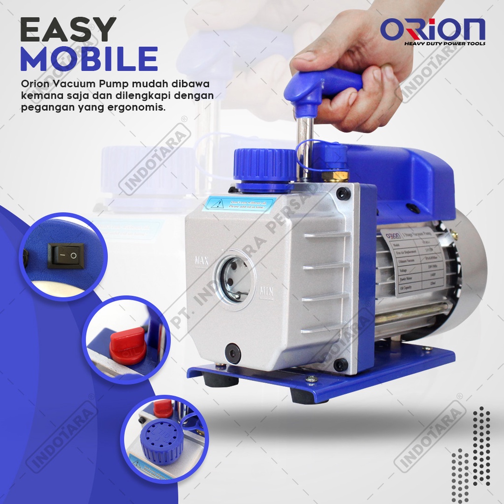 Vacuum Pump AC Mesin Pompa Vacuum AC 1/4 hp Orion VP RS 1