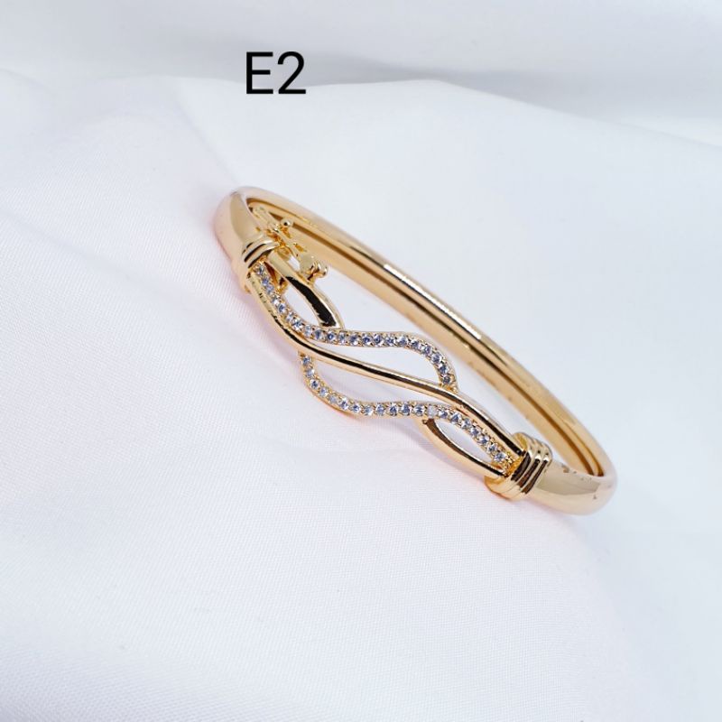 New Gelang bangle korea simple terbaru permata zircon GBX-02