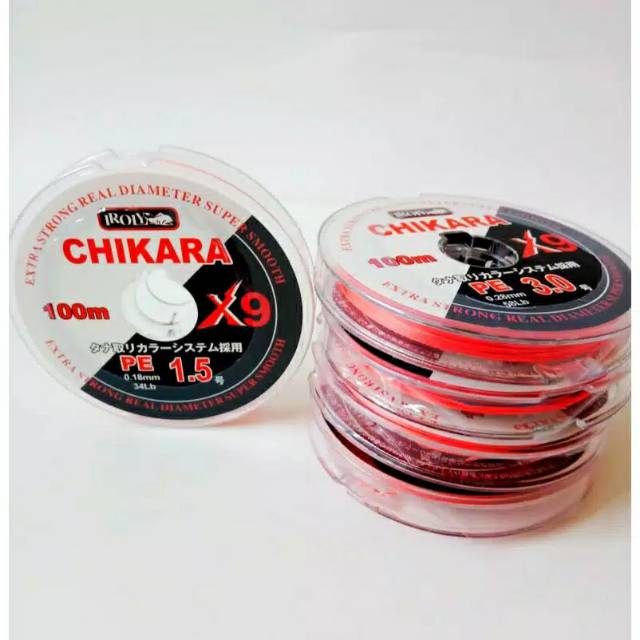 Senar pancing chikara x9