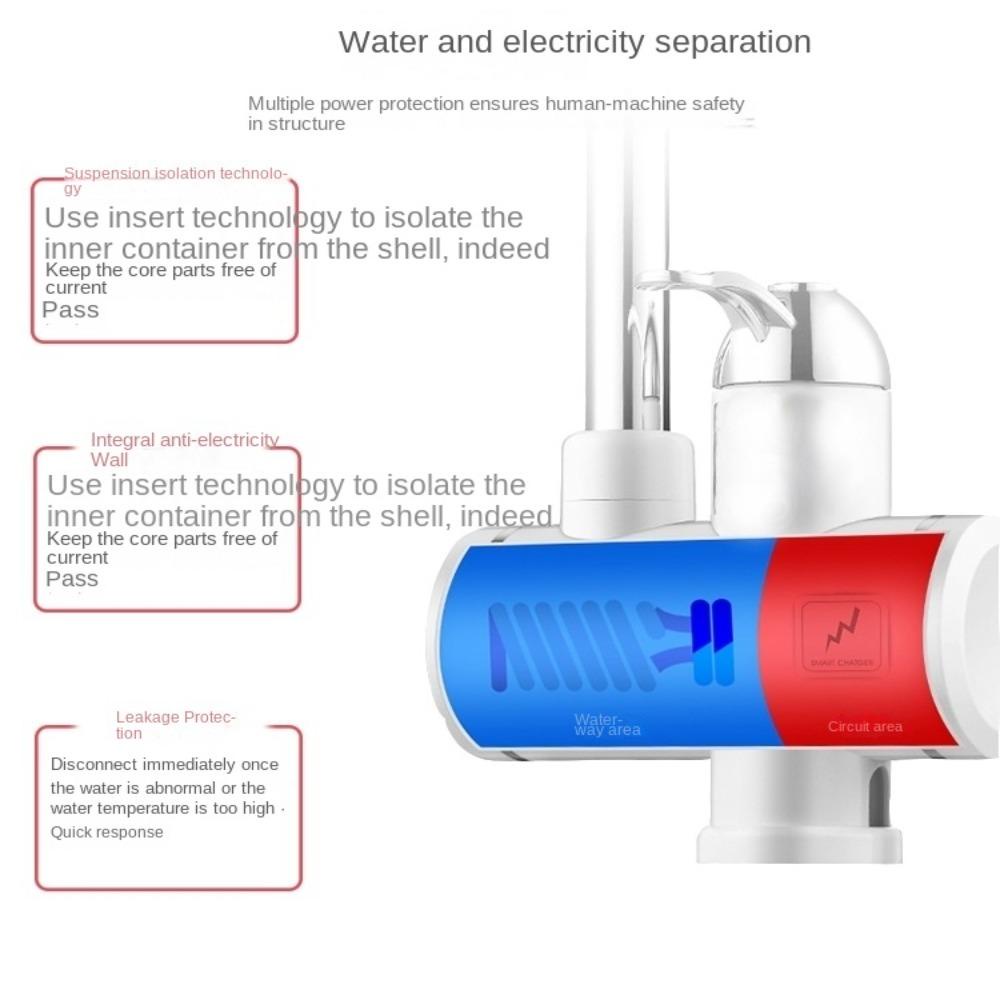 Kran LED Instan Nanas360° Bathroom Accessorie Warmer&amp; Kran Air Panas Dingin