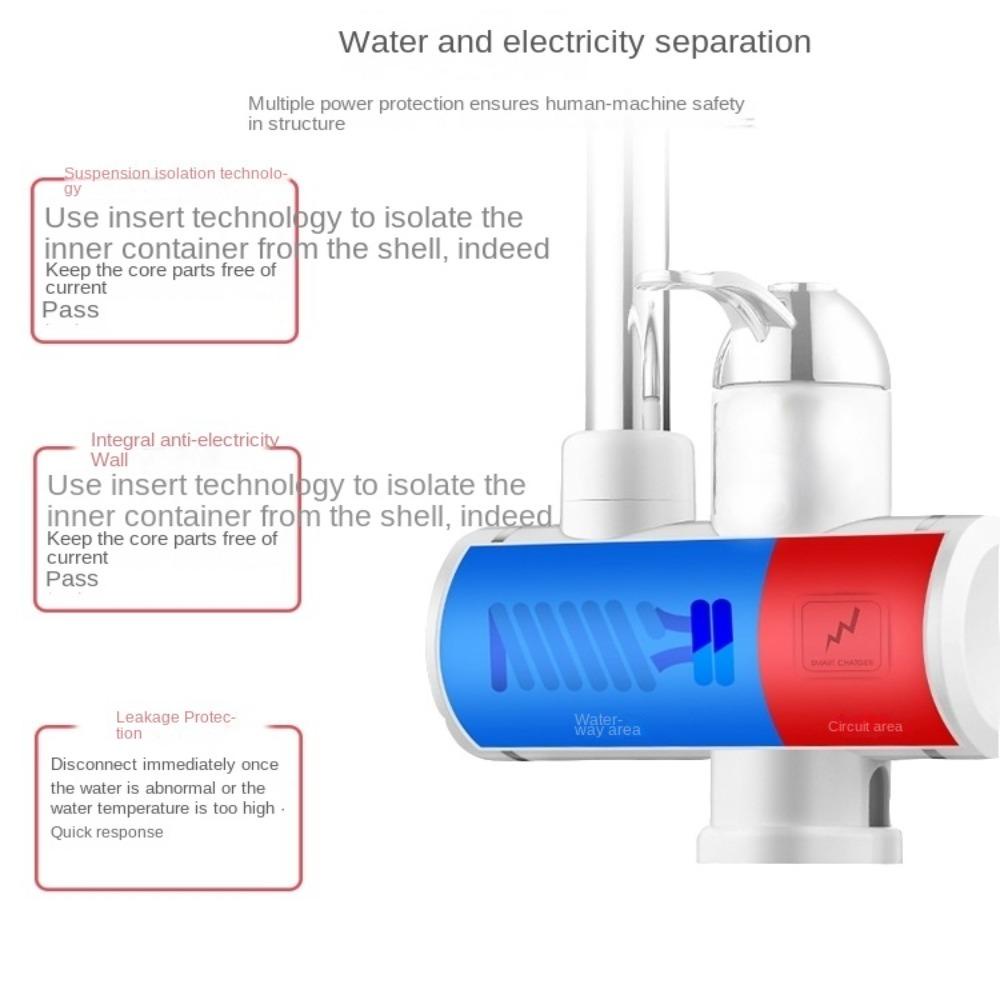 Kran LED Instan Nanas360° Bathroom Accessorie Warmer&amp; Kran Air Panas Dingin