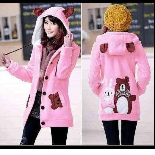 ✦IMPORT✦ jaket fashion cewek / jacket fashion wanita dewasa murah FUNNY PINK