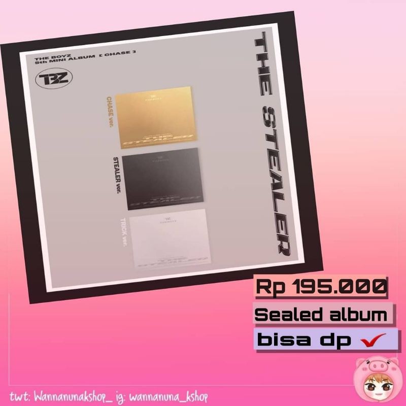 THE BOYZ THE STEALER ALBUM *PRE ORDER