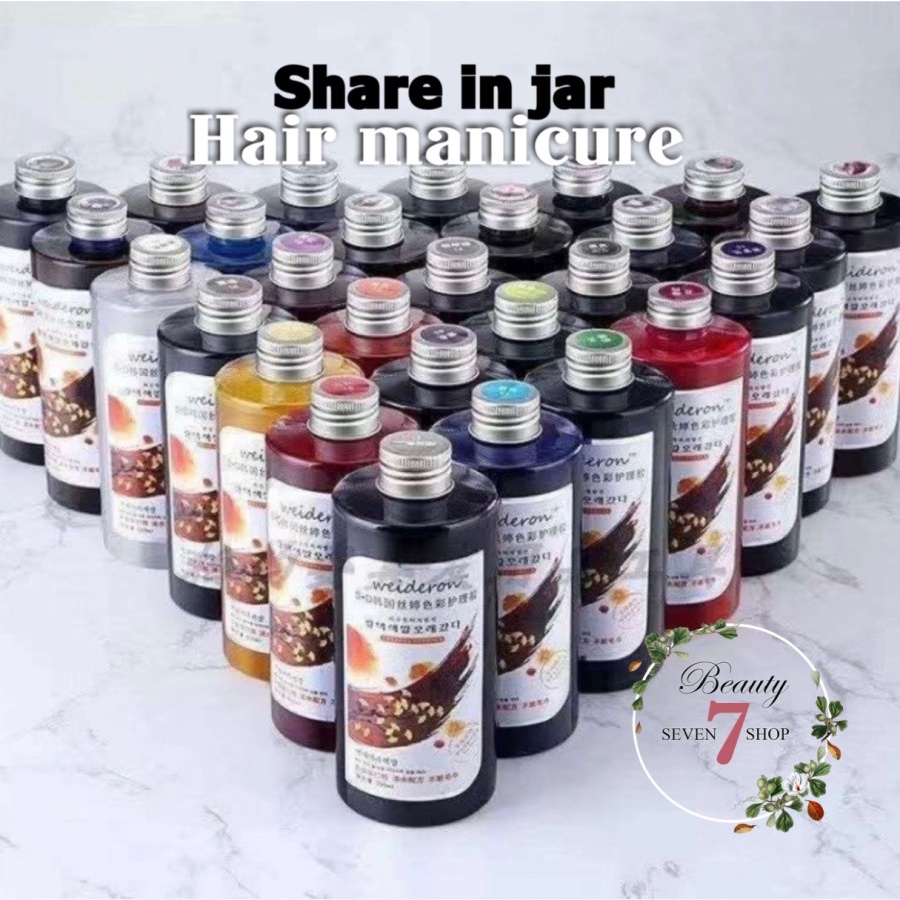 HAIR MANICURE WEIDERON/ SHAMPOO PEWARNA RAMBUT SILVER GREY PURPLE