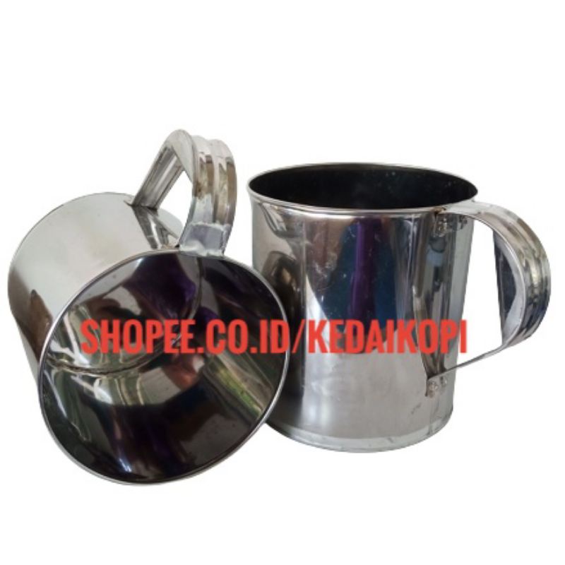 Gayung Kopi Stainles 2 pcs | Alat Warkop Aceh