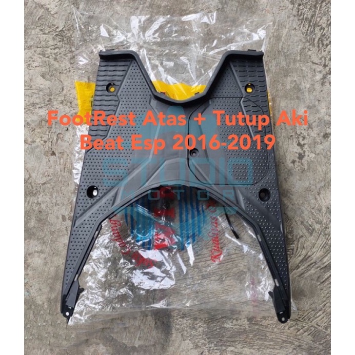 FootRest Atas + Tutup Aki Bordes Pijakan Kaki Dek Step Floor Beat Esp Eco Streat K81 2016 2017 2018 2019 Win