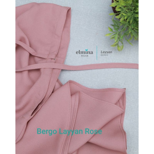 Bergo Layyan Bergo Instan Tali by Elmina Hijab-Rose