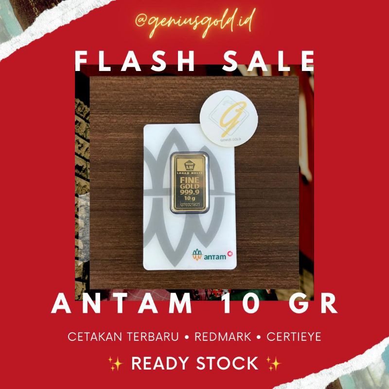 Emas Antam 10 Gram / 10 Gram Antam / Emas 10 Gram