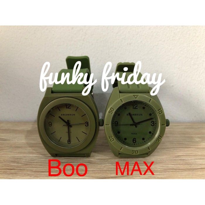 Terbaru BRUN BRUN PARIS JAM TANGAN SILICON WATCH