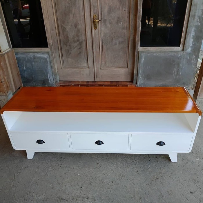 Buffet TV Minimalis Mahoni