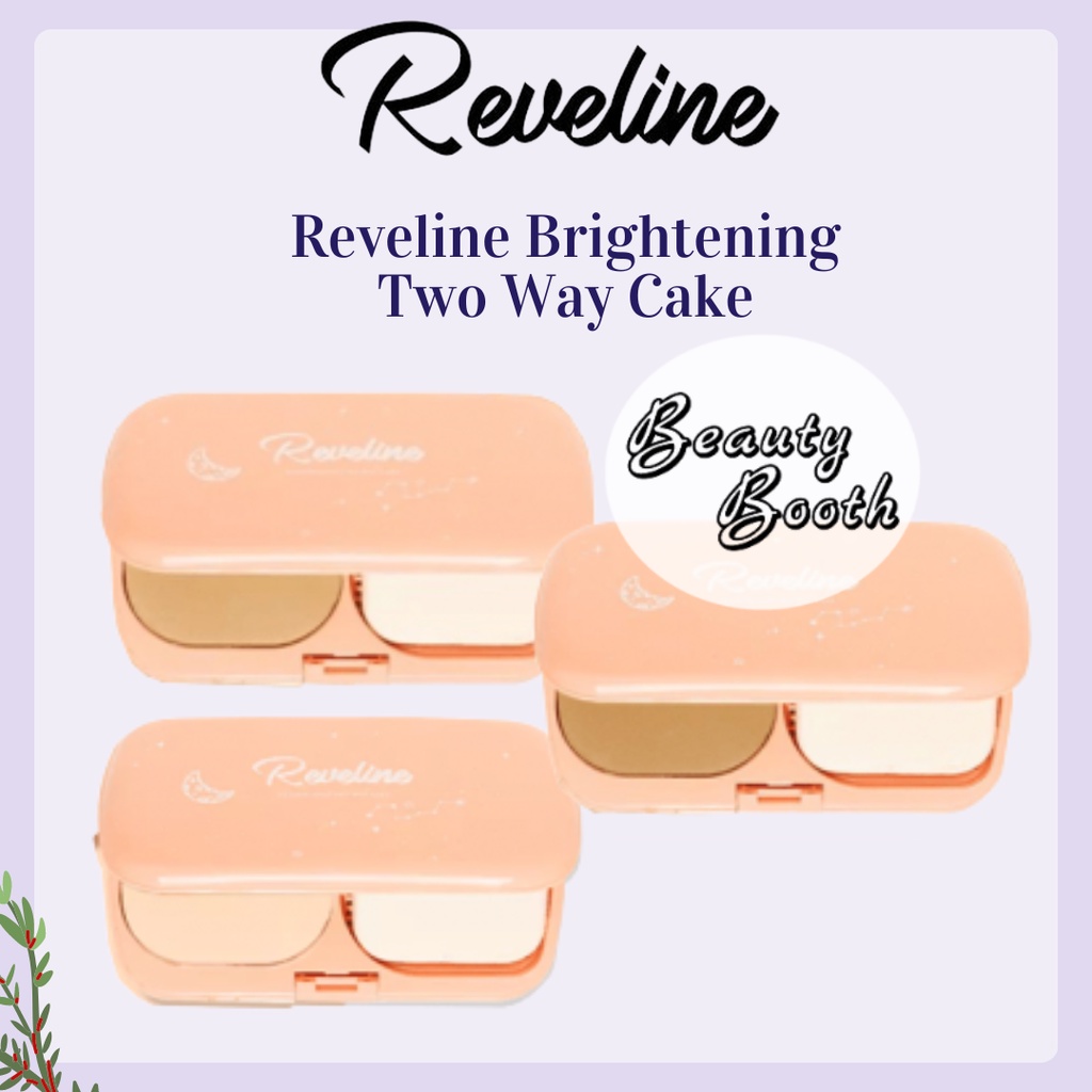 REVELINE Bedak Padat | REVELINE Brightening Two Way Cake Tropical Natural Ivory