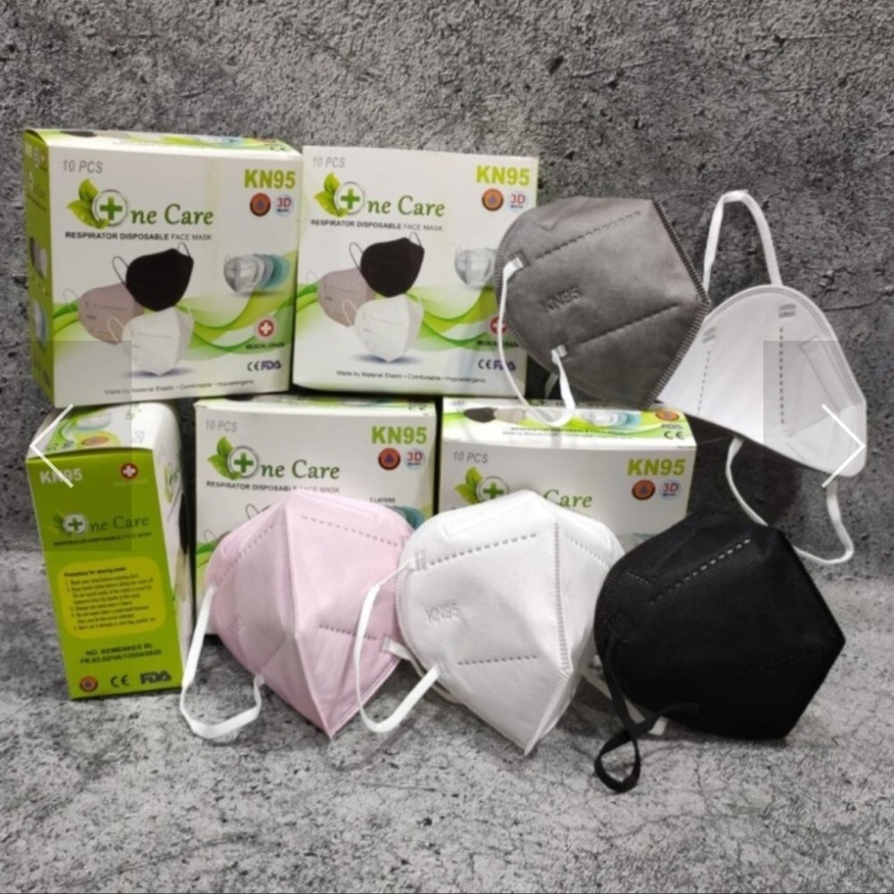 MASKER KN95 ISI 10 PCS/BOX KUALITAS PREMIUM TEBAL DAN LEMBUT