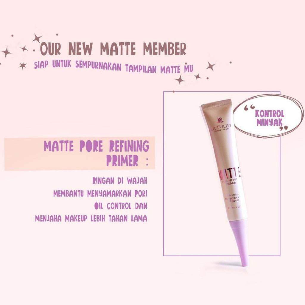 LA TULIPE MATTE Pore Refining Primer 20g