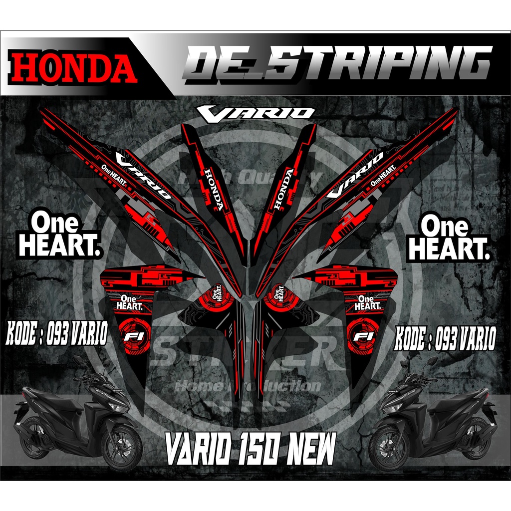 STIKER STRIPING VARIO NEW 150 STRIPING MOTOR VARIO 150