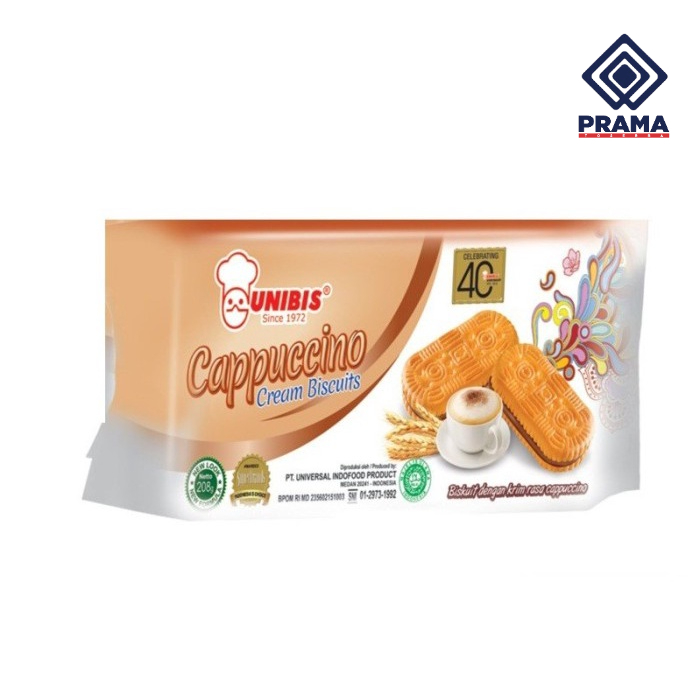 

UNIBIS CAPPUCINO CREAM BISCUITS 208GR