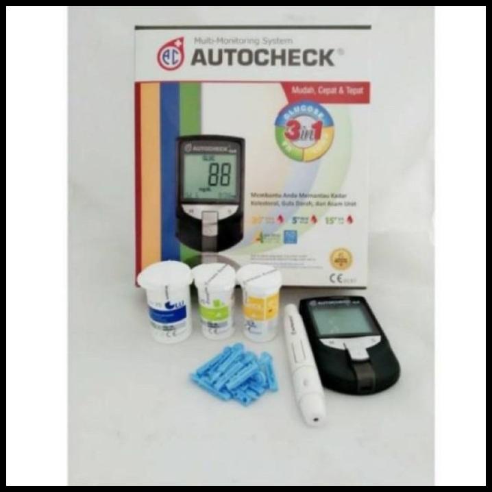 Sale Autocheck Alat Tes Gula Darah Cholesterol Asam Urat