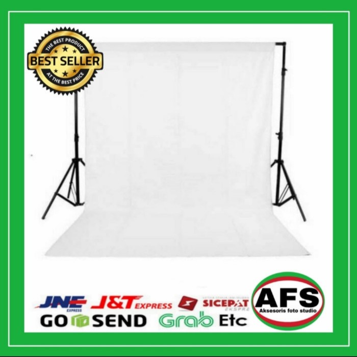 LAINNYA- BACKGROUND FOTO WARNA PUTIH 3 X 6 M/FOTO STUDIO - PUTIH -LAINNYA.