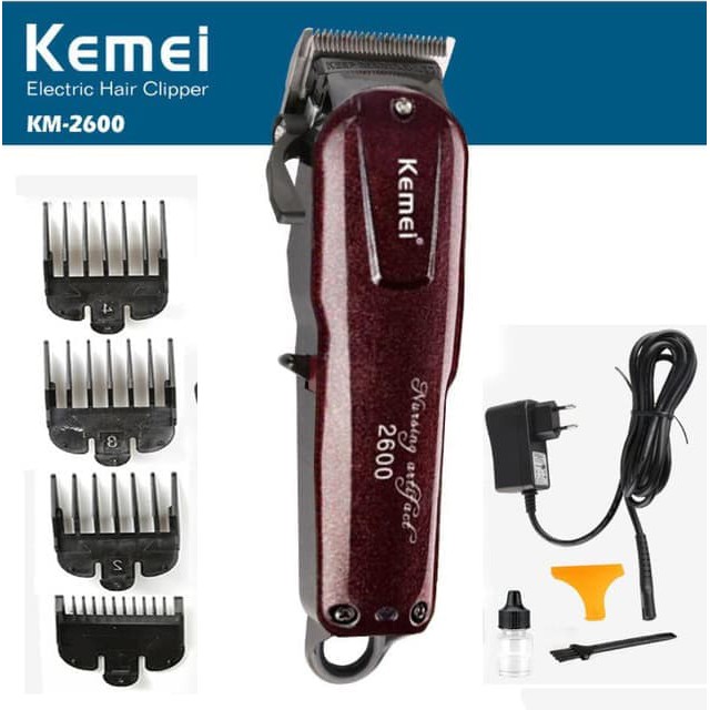 Kemei Km 2600 Professional Rechargeable Electric Hair Clipper