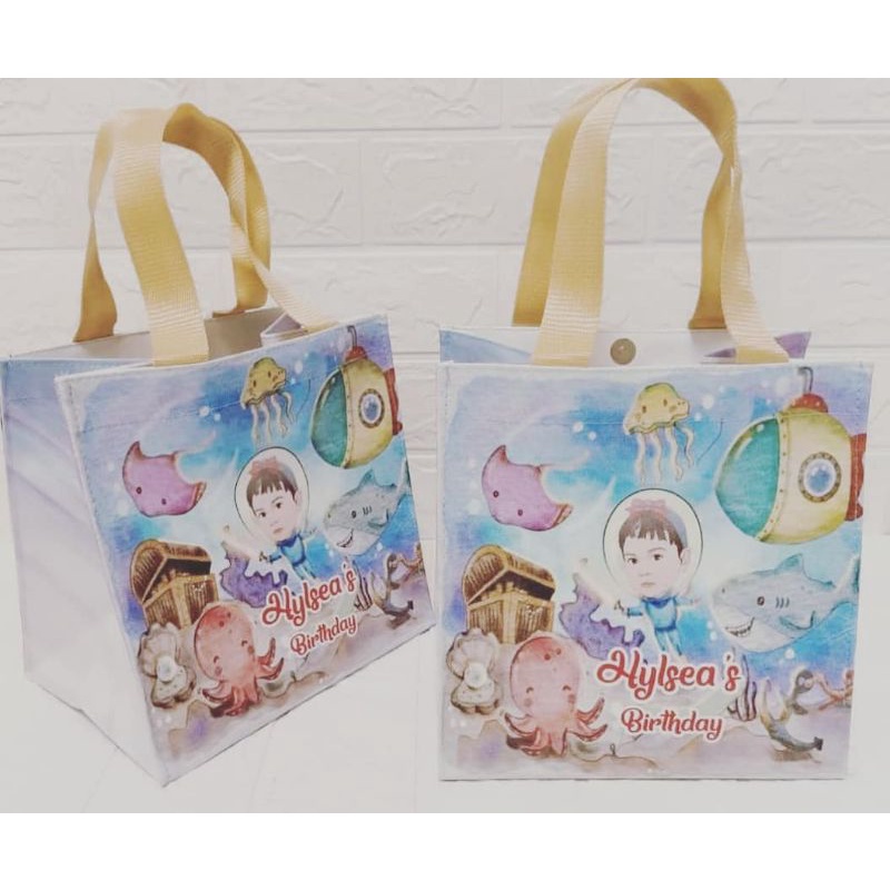 Tote bag oscar/souvenir ultah/tas snack/tas aqiqah ukuran 20x15x20