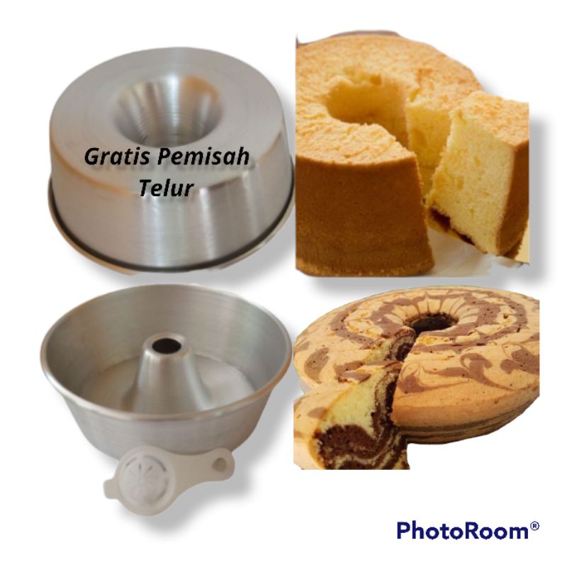 Cetakan Kue Bolu/Tulban Cake Pan Diameter 18,20,22,24cm Bahan Aluminium pres