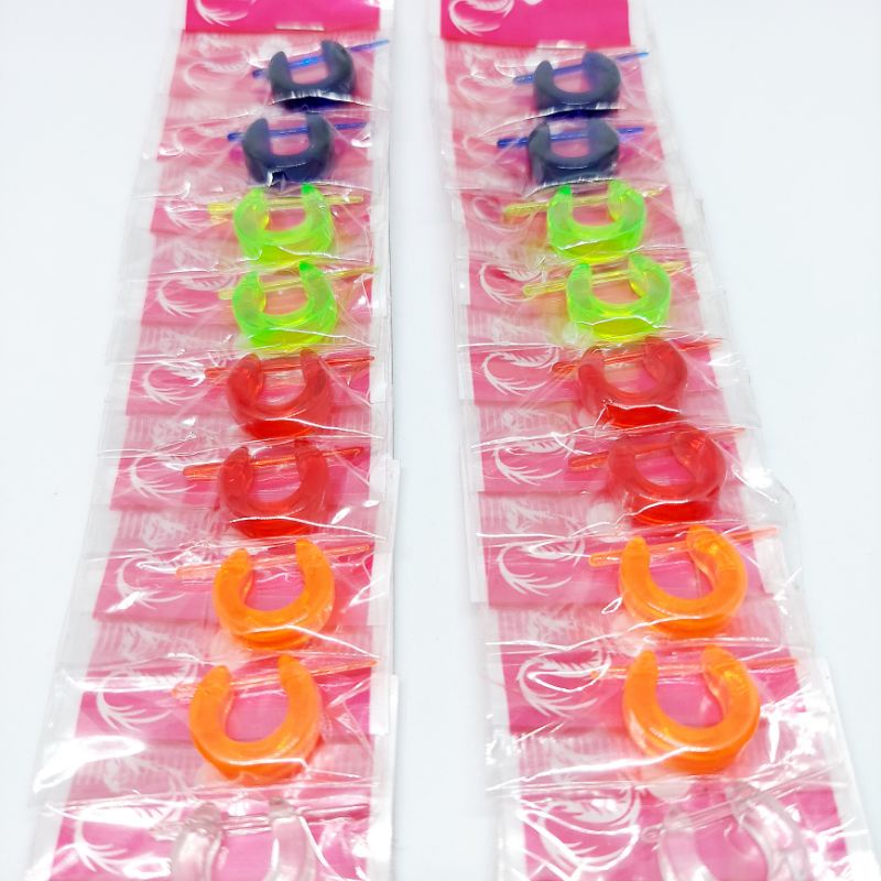 anting rosi tusuk warna