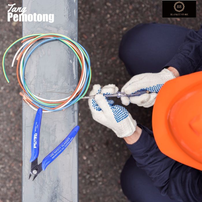 Tang Potong Kabel Kawat Mini Wire Cutter Plato Tajam Alat Perkakas Multifungsi Import - GJ-15 - 88Blanketstore