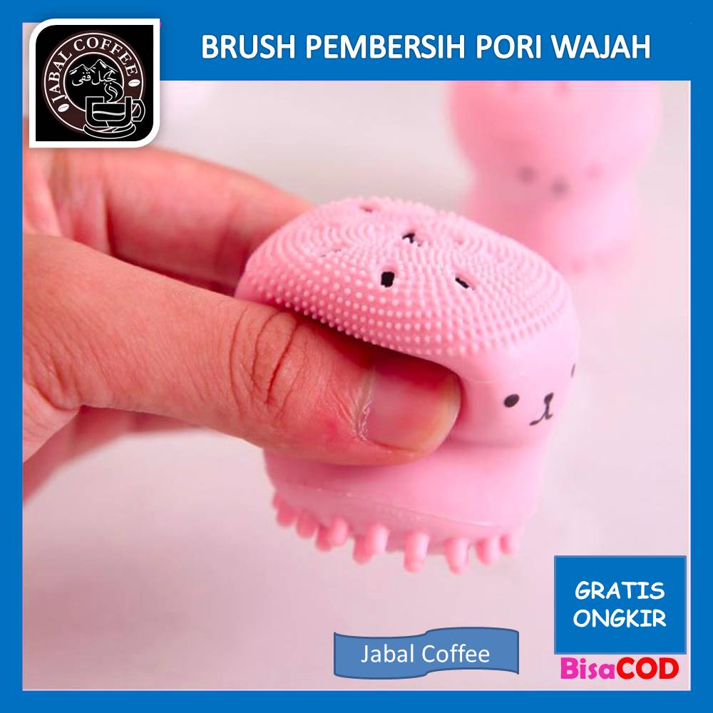 Brush Wajah Gurita / Brush Silikon Pembersih Pori Wajah / Sikat Pembersih Wajah / Sikat Cuci Muka / Brush Cleaner