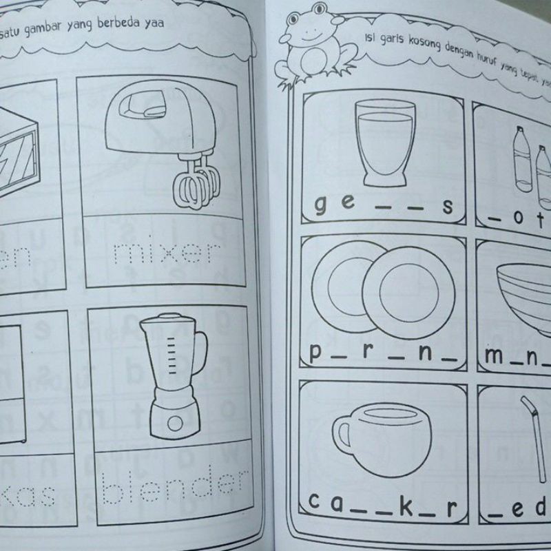 Buku Ayo Belajar Sambil Bermain 1 &amp; 2 untuk Paud/Tk