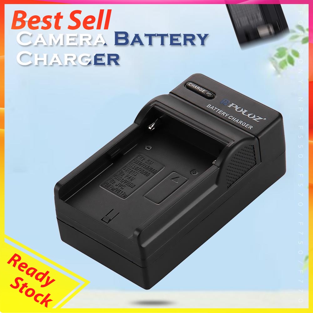 PULUZ PU2133 US Plug Camera Battery Charger for SONY NP-F550/F570/F750/F770