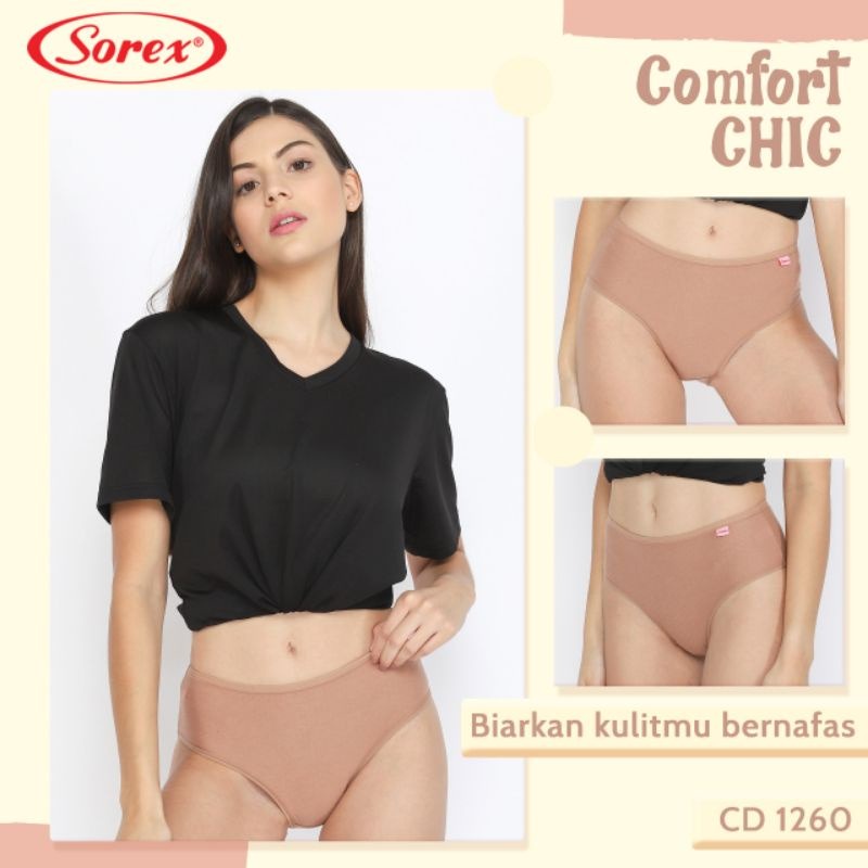 KL | CELANA DALAM WANITA SOREX BERPORI COMFORT CHIC ART 1260