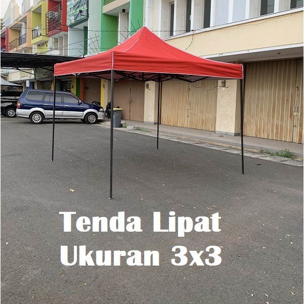 Tenda Lipat 3x3 Ketebalan 0.6 MM / Tenda Matic / Folding Tent