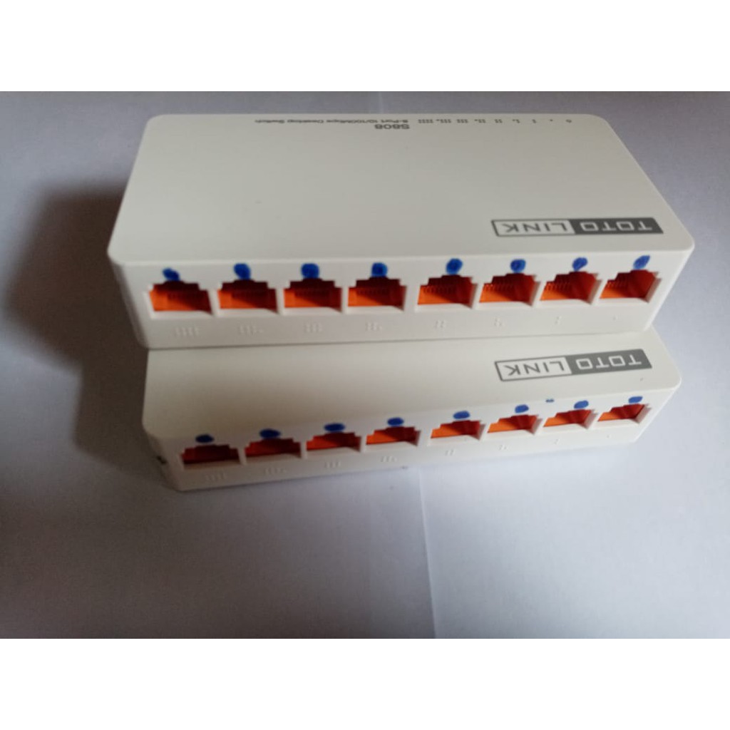 TOTOLINK S808 SWITCH HUB 8 PORT MODIF POE BEKAS PAKAI