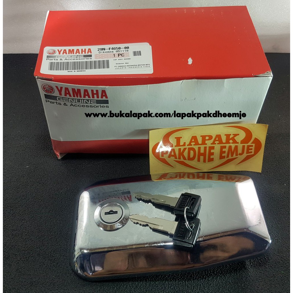 SERBA ORI KUNCI TANGKI RX KING YAMAHA ORIGINAL  29N-F4650-00 CAP ASSY RX KING TUTUP TANGKI RX KING