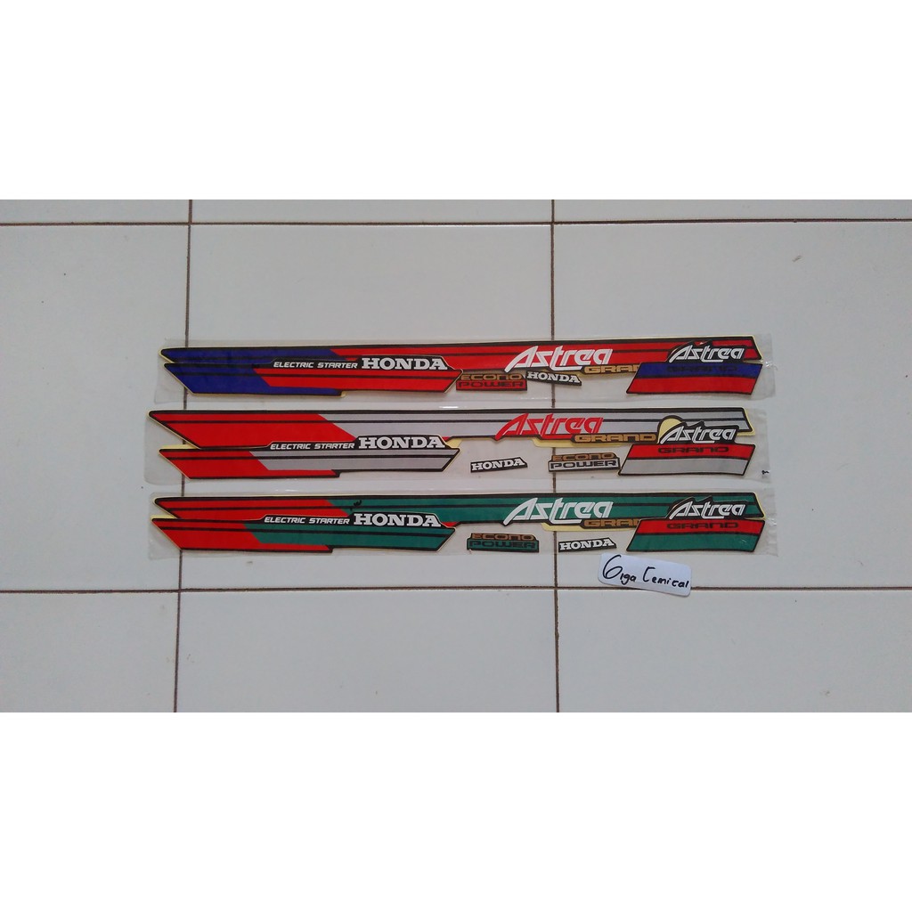 Striping Sticker Lis Honda Scoopy Sporty 2017 2018 All Warna