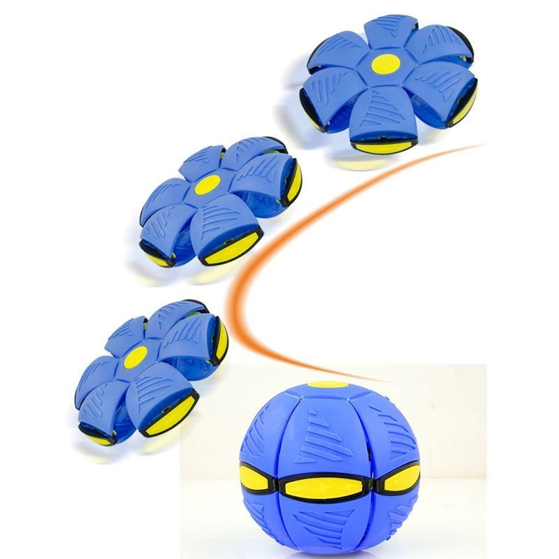 Flat Ball Disc Deformed Flying Frisbee Ball Bola UFO Cakram - Mainan Luar Ruangan