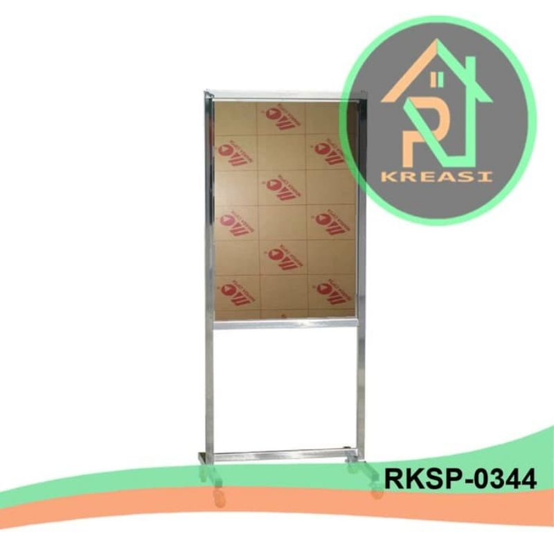 Standing Sign / Standing Poster A2 / Tiang Display Stainless A2 / Tiang Promosi A2 / Akrilik A2
